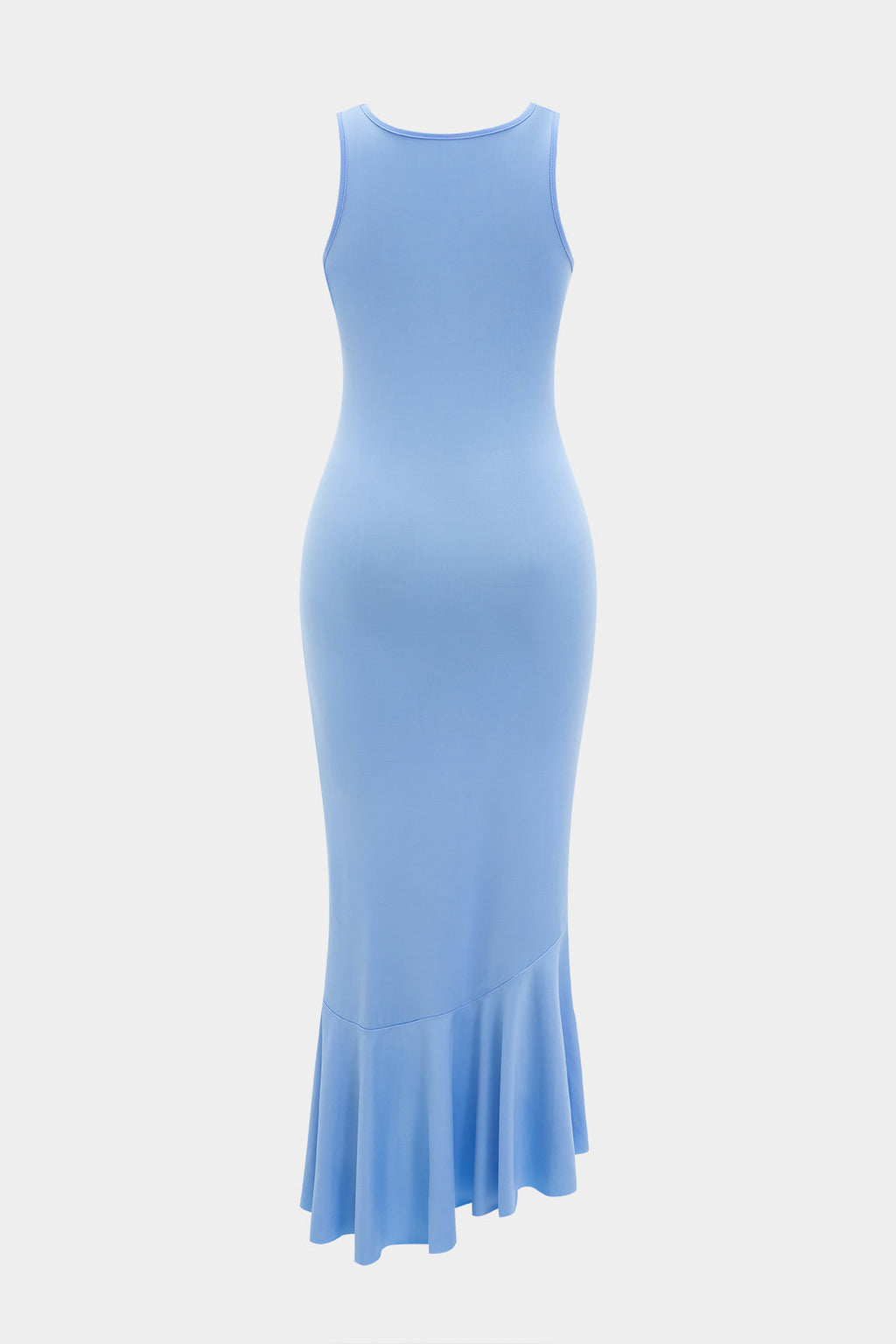 Vestido Maxi Sirena Sin Tirantes Floral 3D Elegante Noche