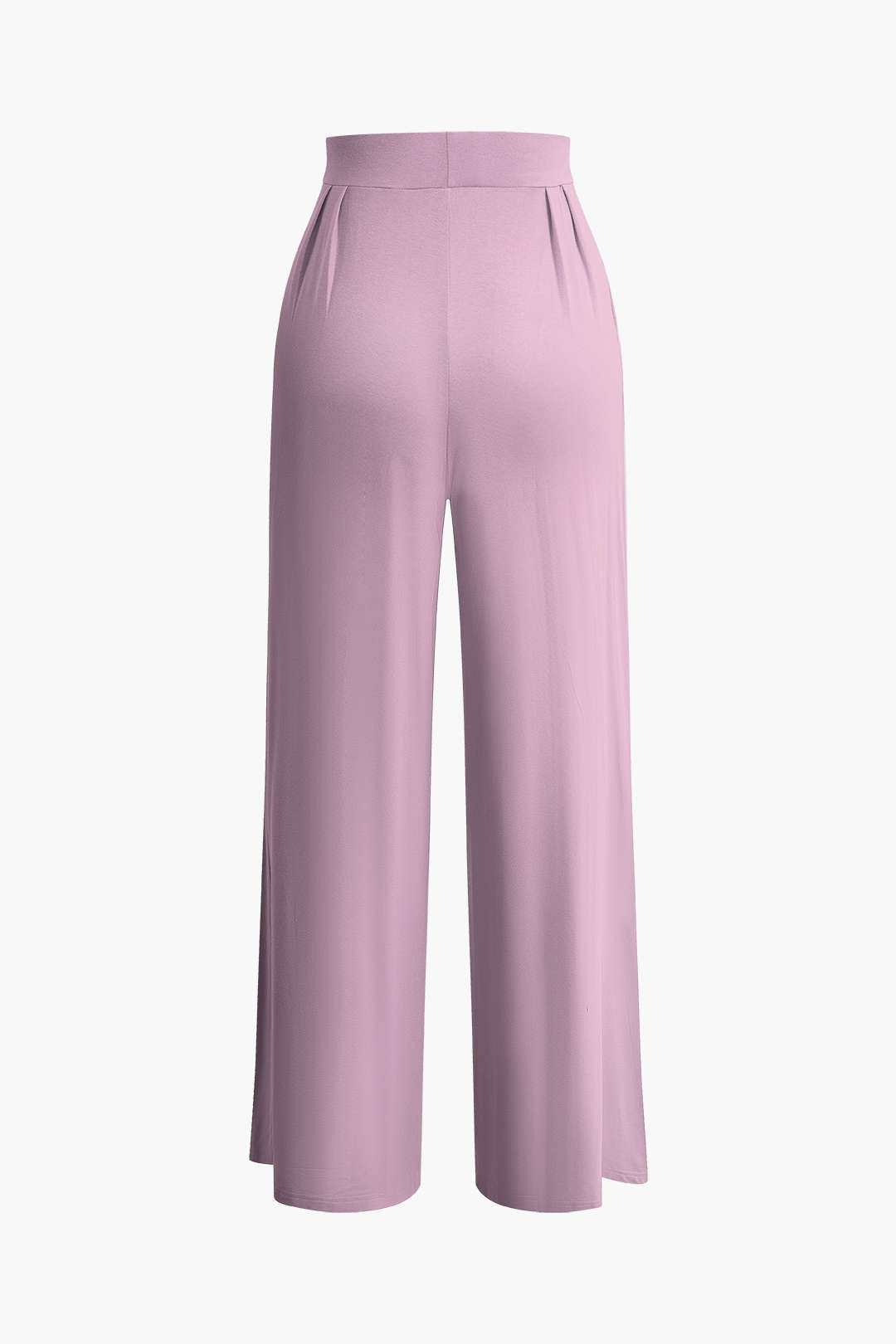 Top Tubo Con Lazo Delantero Y Volantes Y Pantalones Palazzo