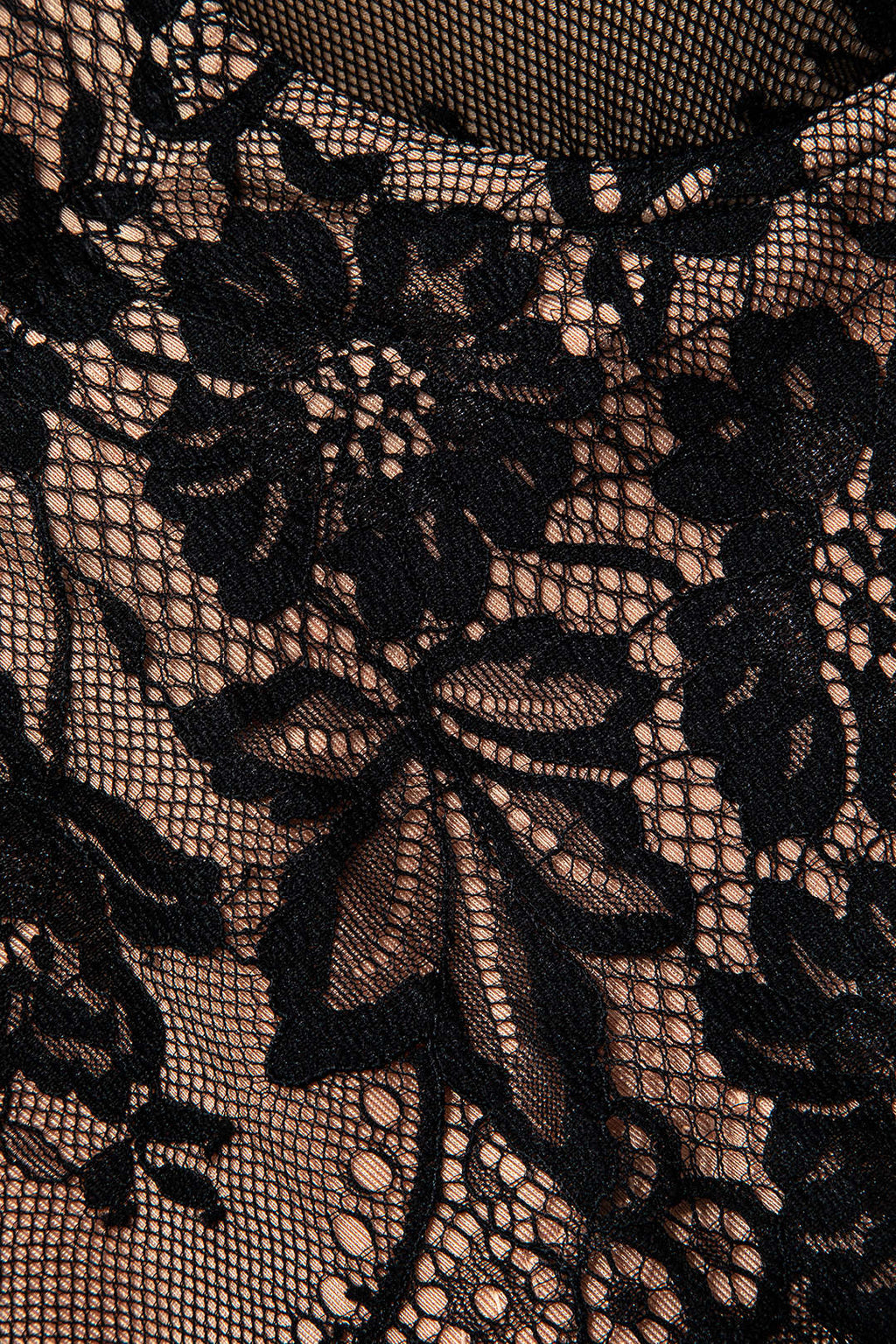 Top Bustier De Encaje Con Cierres De Gancho Y Ojal Lujoso