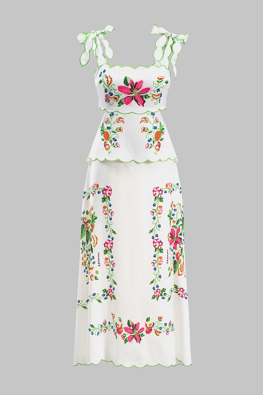Vestido Maxi Sin Espalda Con Lazo Floral Elegante Versátil