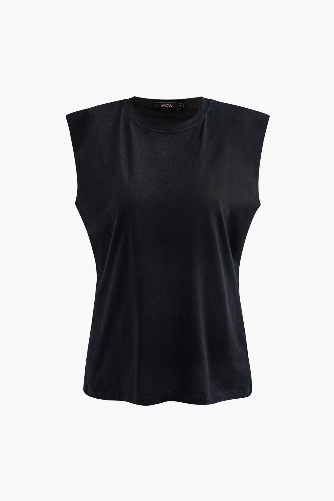 Camiseta Básica Sin Mangas Para Uso Diario Elegante Textura
