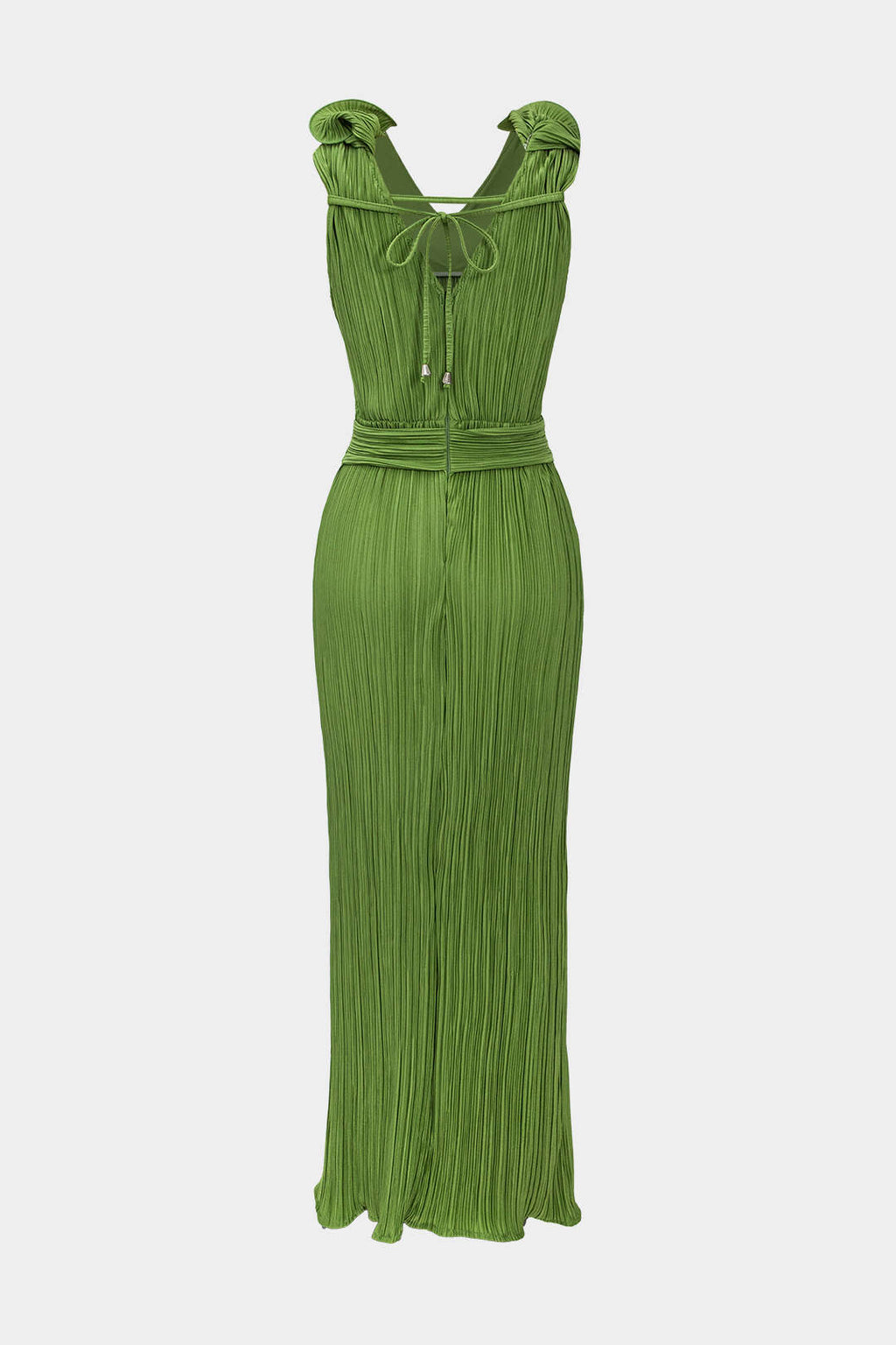 Vestido Midi Con Cuello En V Y Textura Floral 3D Sutil