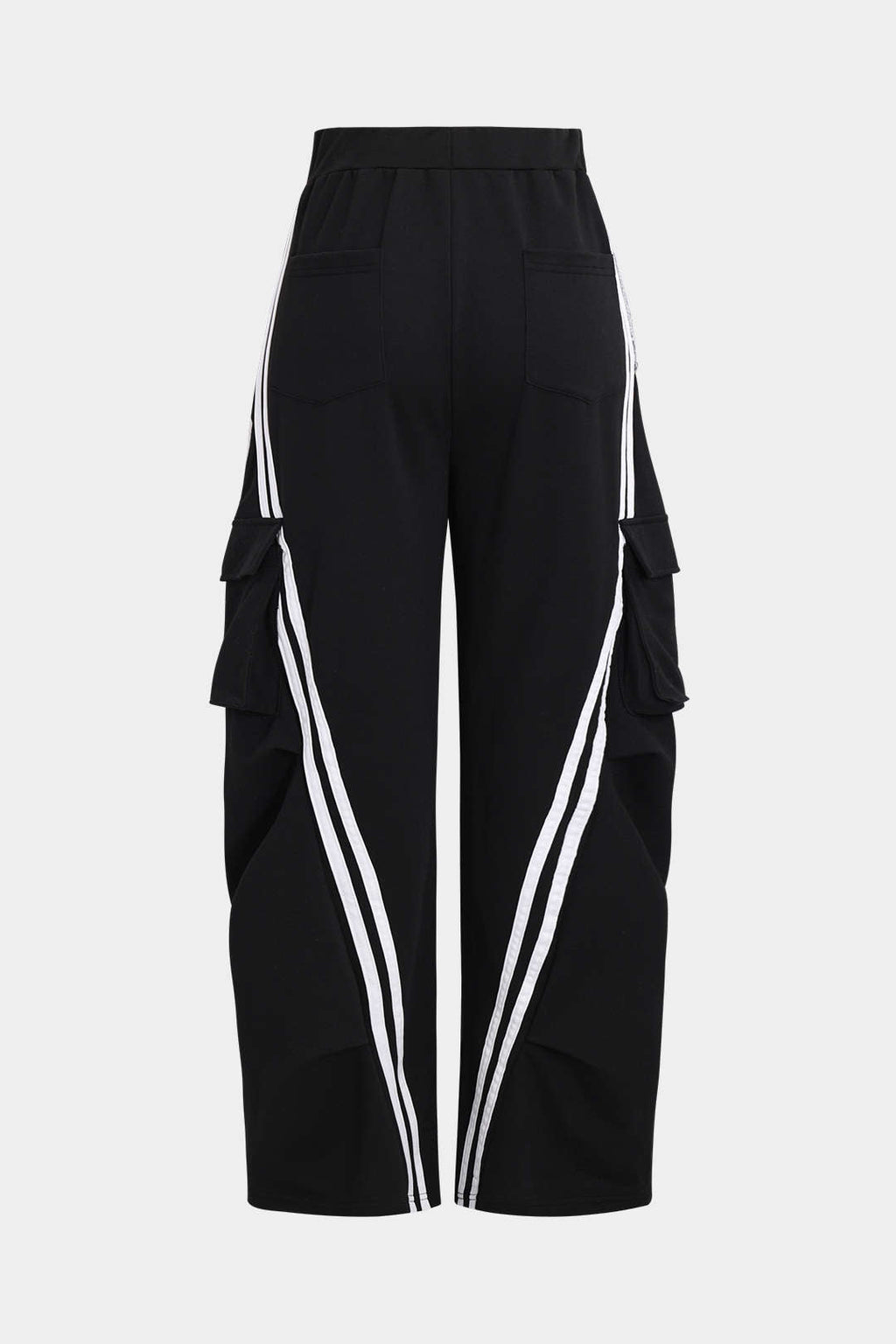 Pantalones Vaqueros Patchwork Con Bolsillos Para Mujer