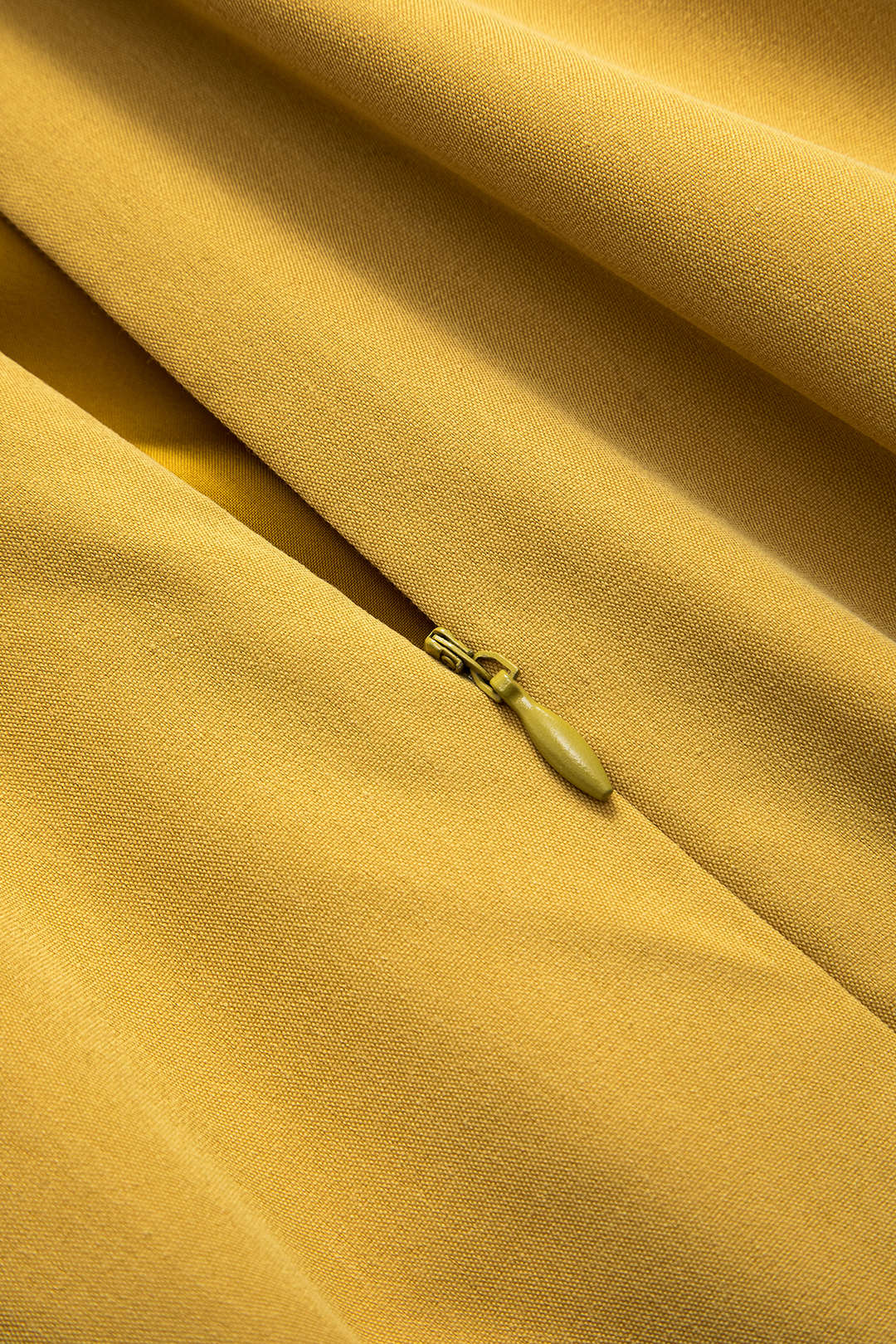 Vestido Mini Sin Mangas Con Cordón Fruncido Cremallera