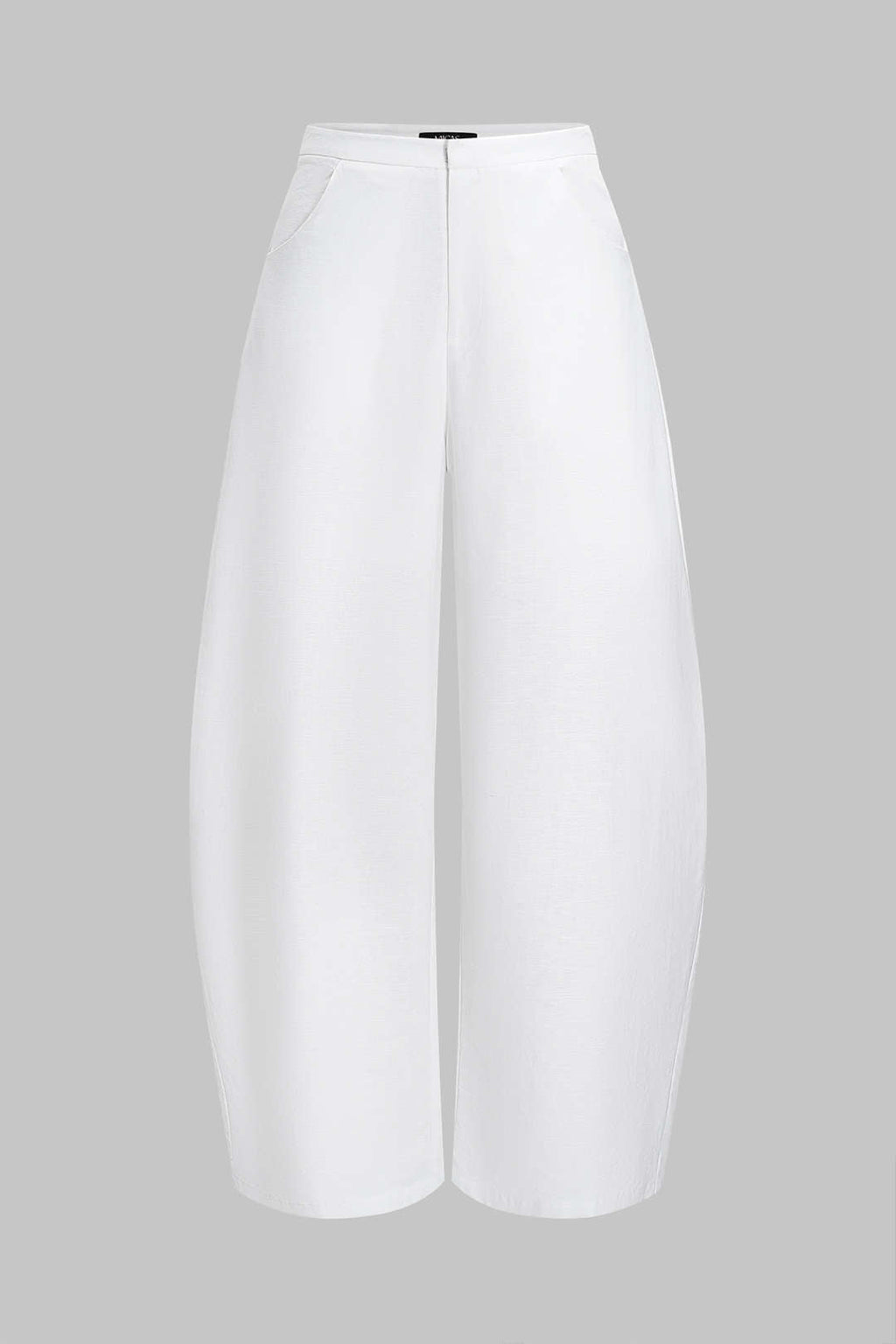 Pantalones Rectos De Lino Para Uso Diario Con Estilo