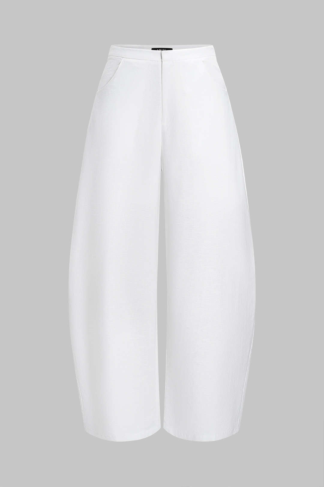 Pantalones Rectos De Lino Para Uso Diario Con Estilo